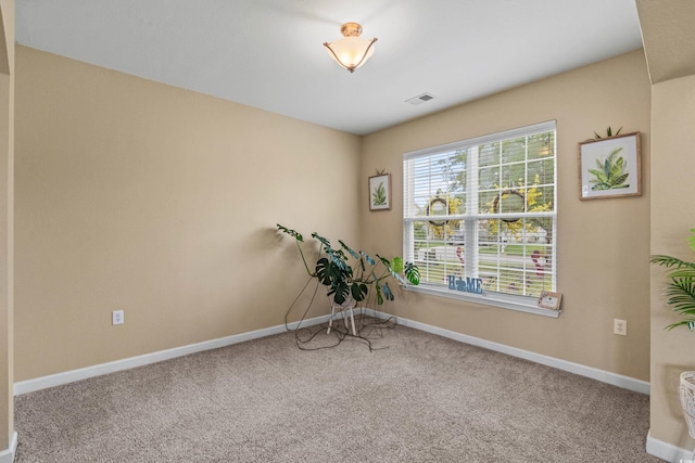 interior space with carpet flooring