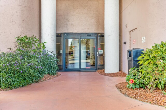 2500 N Ocean Blvd Unit 605, Myrtle Beach, SC 29577 - view of exterior entry featuring stucco siding