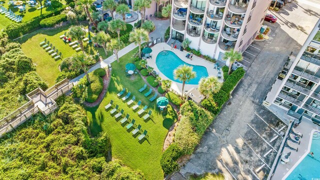 2500 N Ocean Blvd Unit 605, Myrtle Beach, SC 29577 - bird's eye view