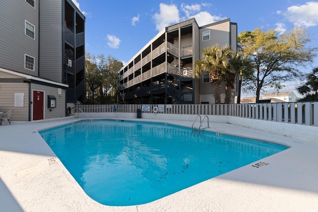 view of pool