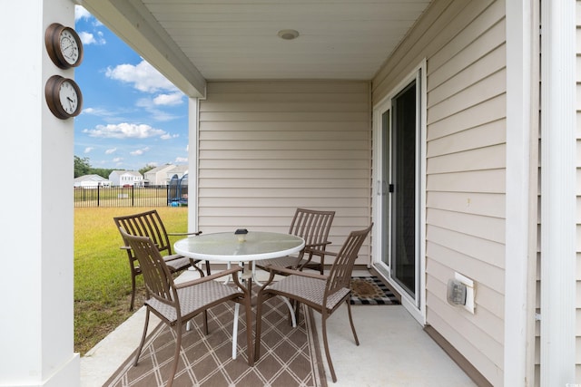 view of patio