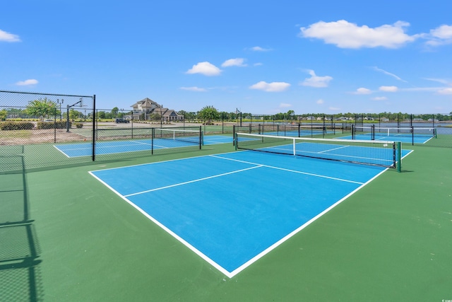 view of sport court