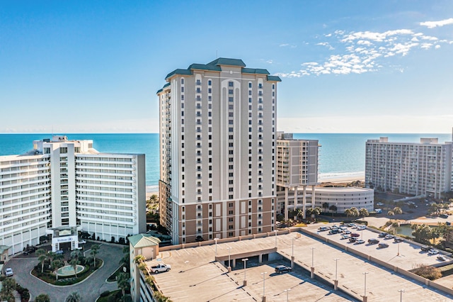 city view featuring a water view