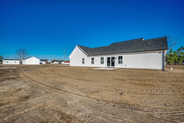 view of rear view of property