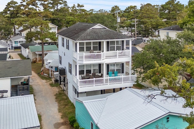 bird's eye view featuring a residential view