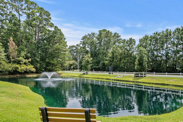 property view of water