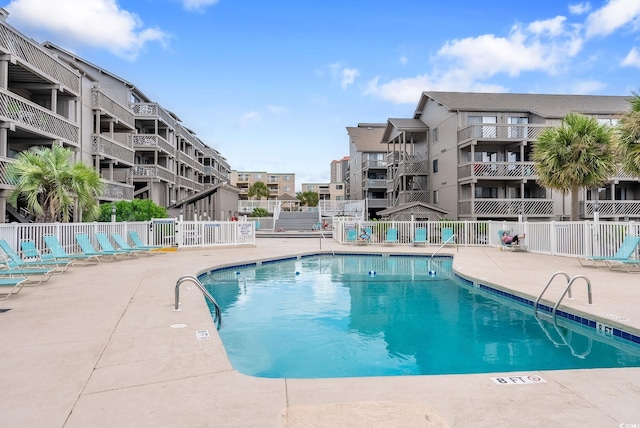 view of pool