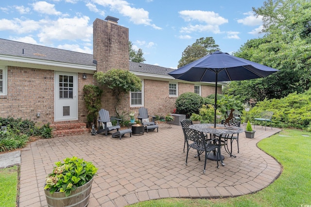 view of patio