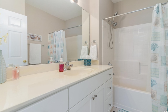 601 Hillside Dr N Unit 3906, North Myrtle Beach, SC 29582 - full bathroom with vanity and shower / bath combination with curtain
