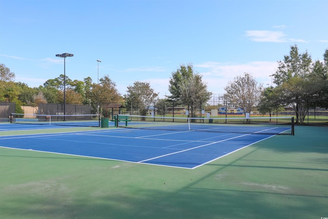 view of sport court