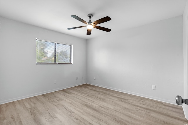 1301 Pridgen Rd Unit 1008, Myrtle Beach, SC 29577 - unfurnished room with ceiling fan and light wood-style flooring