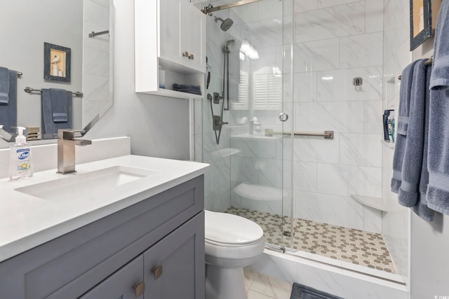 5905 S Kings Hwy Unit 219-B, Myrtle Beach, SC 29575 - bathroom featuring vanity and a stall shower