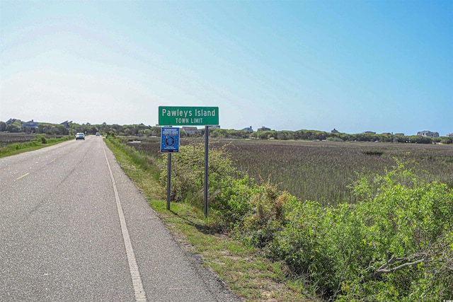 view of road