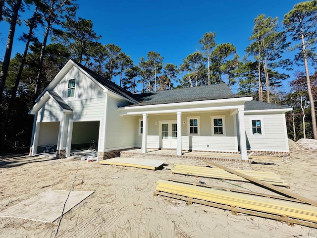 view of front of house featuring a porch