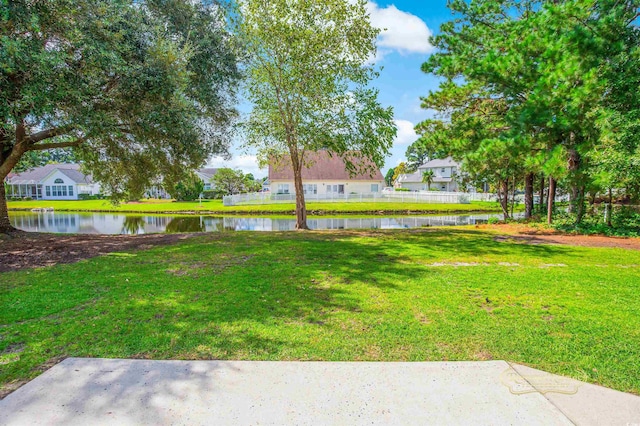 629 Slash Pine Ct, Myrtle Beach, SC 29579 - view of green lawn with a water view and a residential view