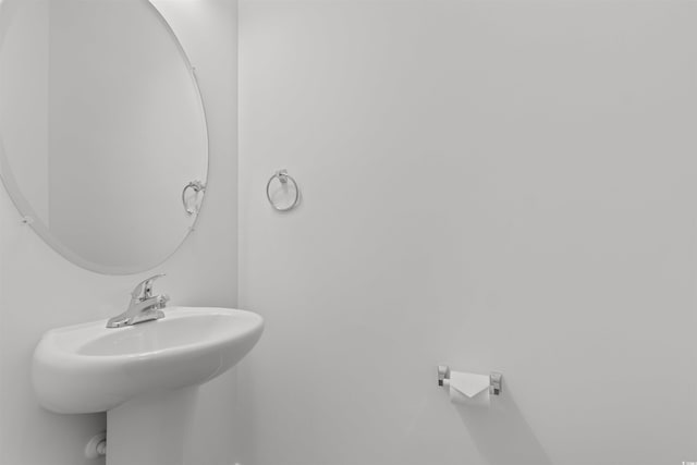 bathroom with a sink