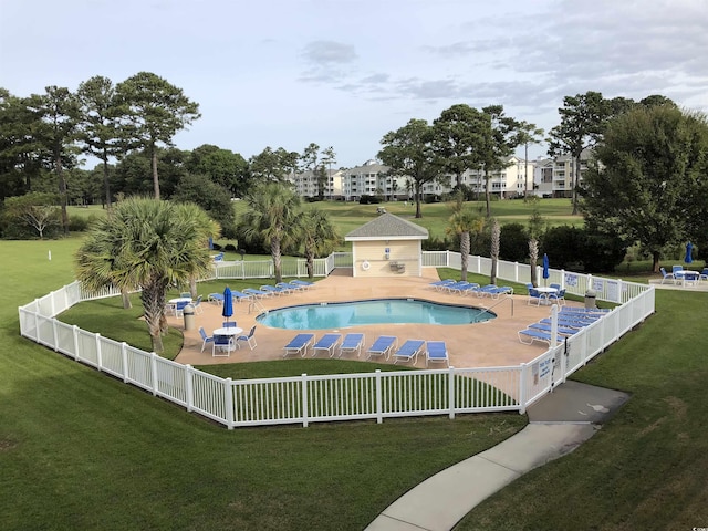 4870 Luster Leaf Cir Unit 401, Myrtle Beach, SC 29577 - community pool featuring a patio area
