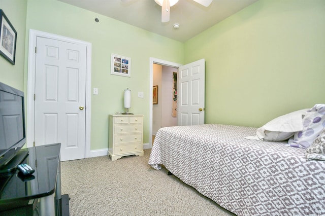 2013 Silvercrest Dr Unit 30-H, Myrtle Beach, SC 29579 - bedroom featuring carpet flooring, ceiling fan, and baseboards