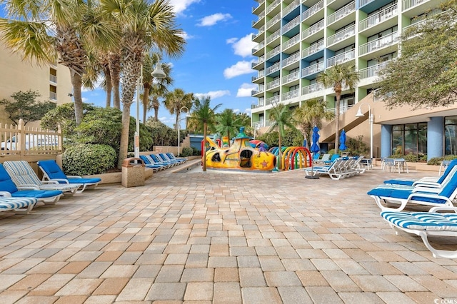 view of patio / terrace featuring a balcony