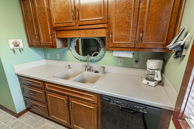 kitchen with dishwasher and sink