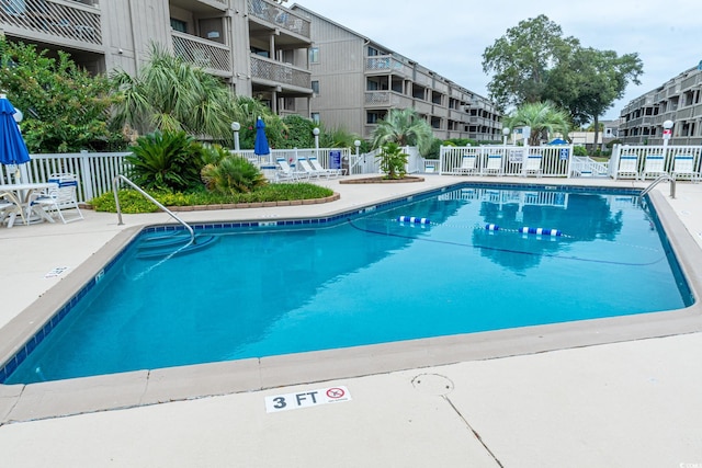 view of pool