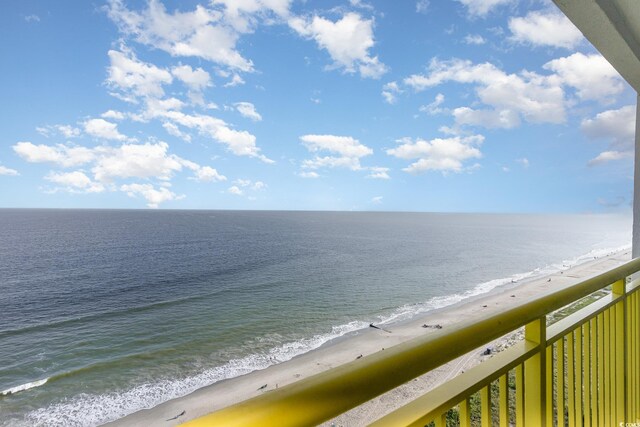 water view with a beach view