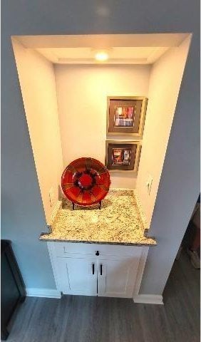 10166 Beach Dr Unit 5306, Calabash, NC 28467 - detailed view of wood finished floors and baseboards