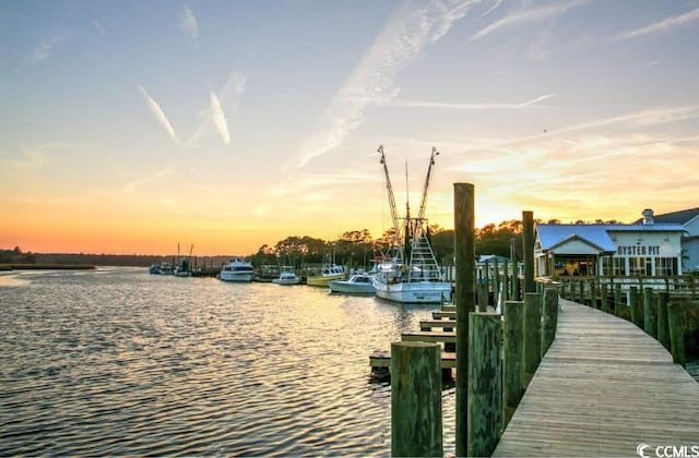 10166 Beach Dr Unit 5306, Calabash, NC 28467 - dock area featuring a water view