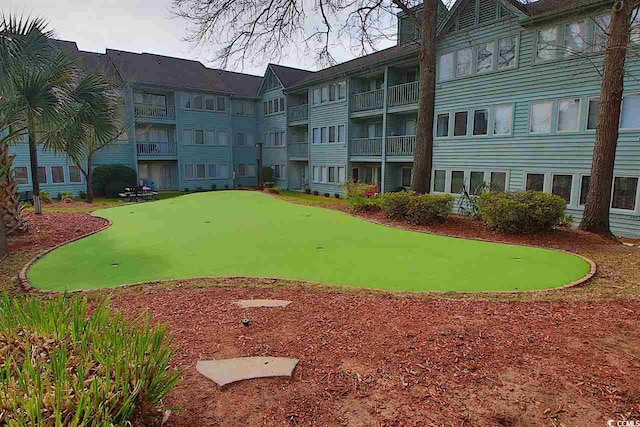 5905 S Kings Hwy Unit 416-B, Myrtle Beach, SC 29575 - view of home's community featuring a putting area