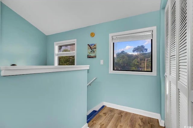 interior space featuring light hardwood / wood-style floors