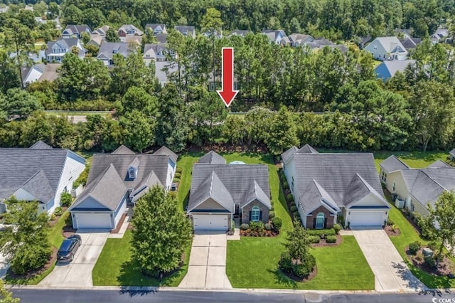 3154 Shorecrest Bay Dr, Murrells Inlet, SC 29576 - aerial view with a residential view