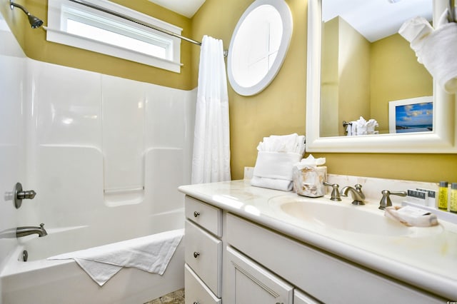 4808 Cantor Ct, North Myrtle Beach, SC 29582 - bathroom featuring vanity and shower / tub combo