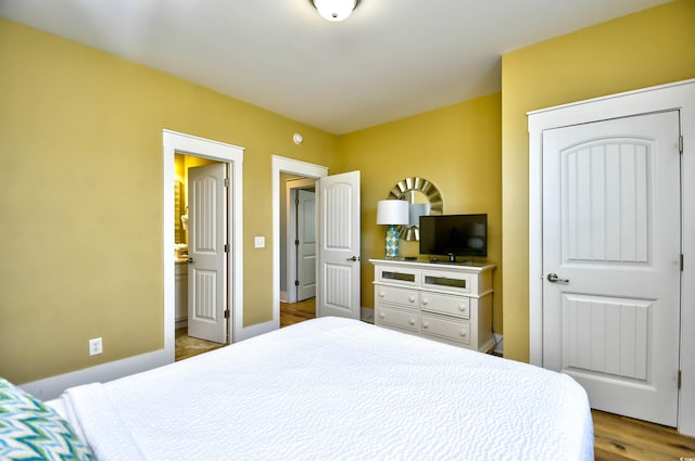 4808 Cantor Ct, North Myrtle Beach, SC 29582 - bedroom with wood finished floors