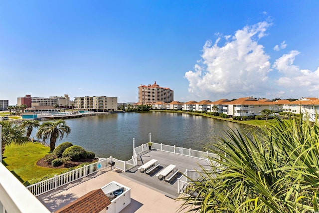 property view of water