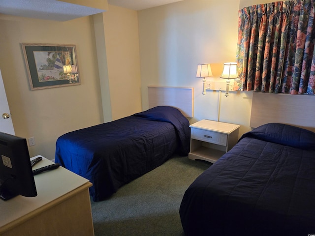 bedroom featuring carpet flooring