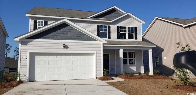 view of craftsman inspired home