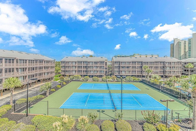 view of sport court