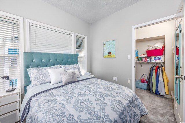 9772 Leyland Dr Unit 9772-9, Myrtle Beach, SC 29572 - bedroom with carpet, a closet, and a textured ceiling