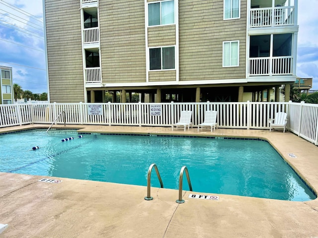 view of community pool