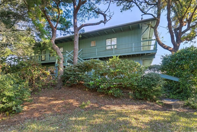 view of rear view of property