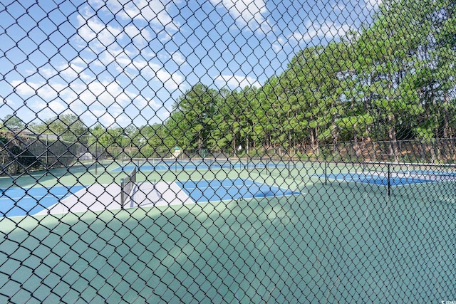 view of sport court