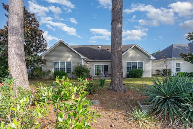 view of back of property