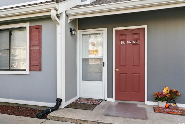 view of property entrance