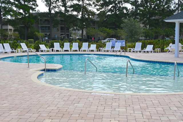 view of pool