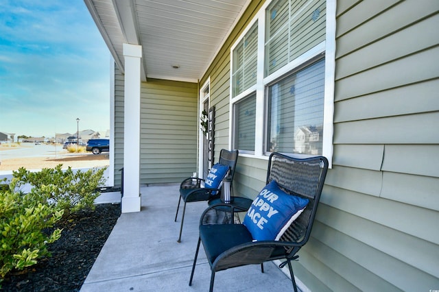 view of patio / terrace with covered porch