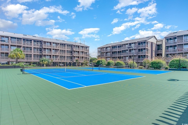 view of tennis court