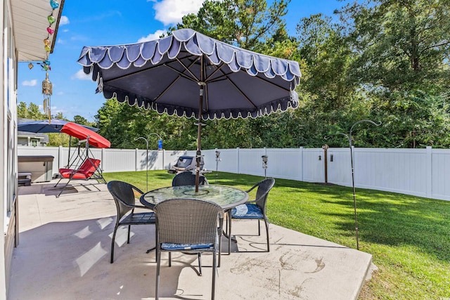 view of patio