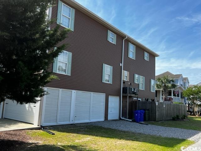 view of home's exterior featuring a garage