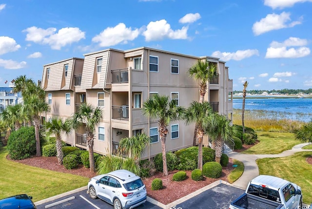 view of property featuring a water view