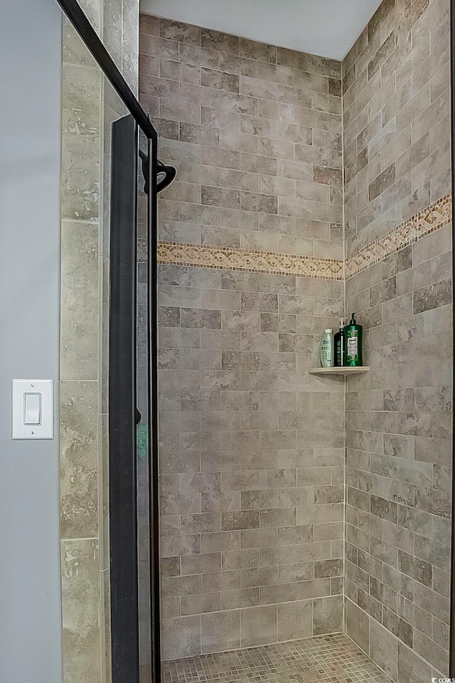 bathroom with walk in shower